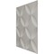 Ekena Millwork 19 5/8in. W x 19 5/8in. H Wallflower EnduraWall Decorative 3D Wall Panel Covers 2.67 Sq. Ft. WP20X20WAISG - alternate 4